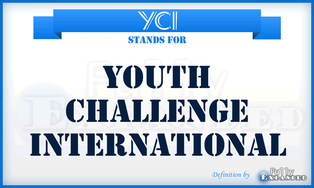 YCI - Youth Challenge International