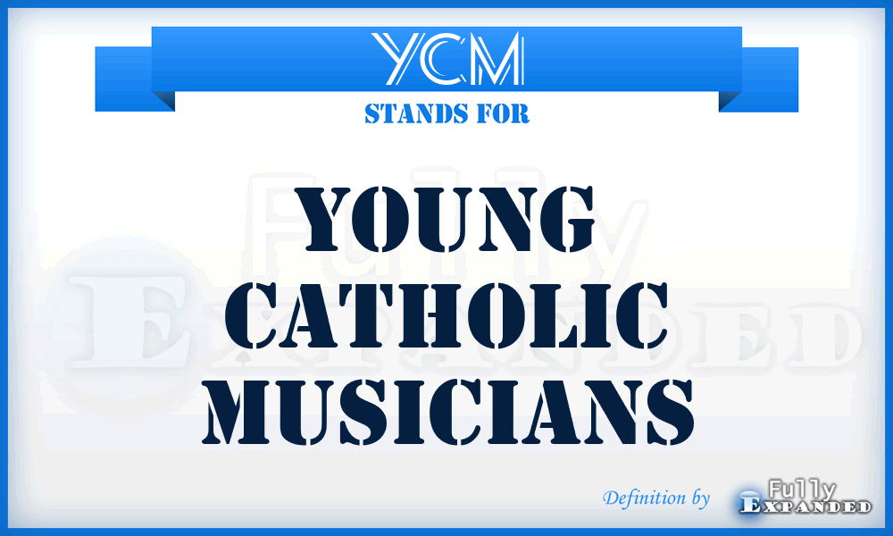 YCM - Young Catholic Musicians