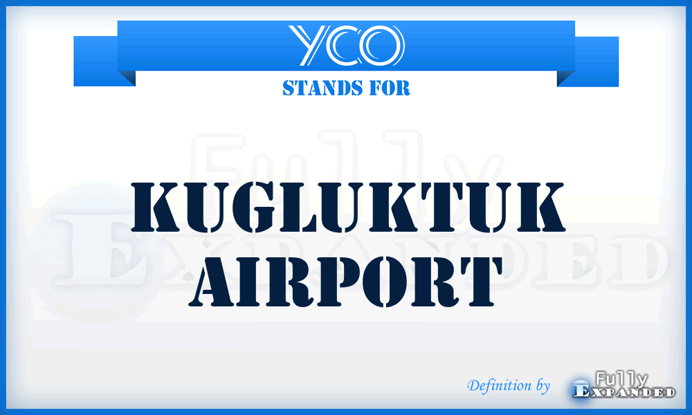 YCO - Kugluktuk airport