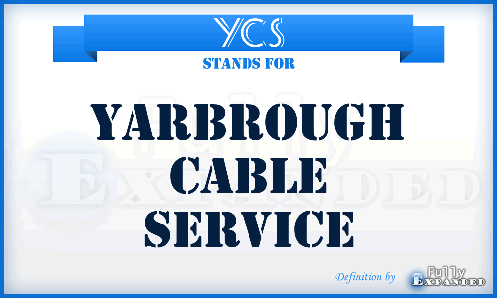 YCS - Yarbrough Cable Service