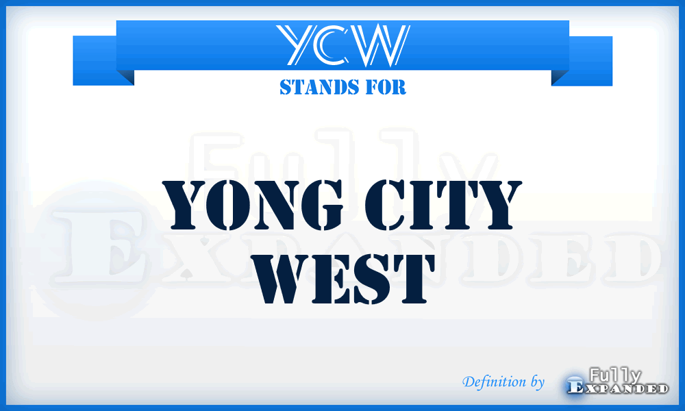 YCW - Yong City West