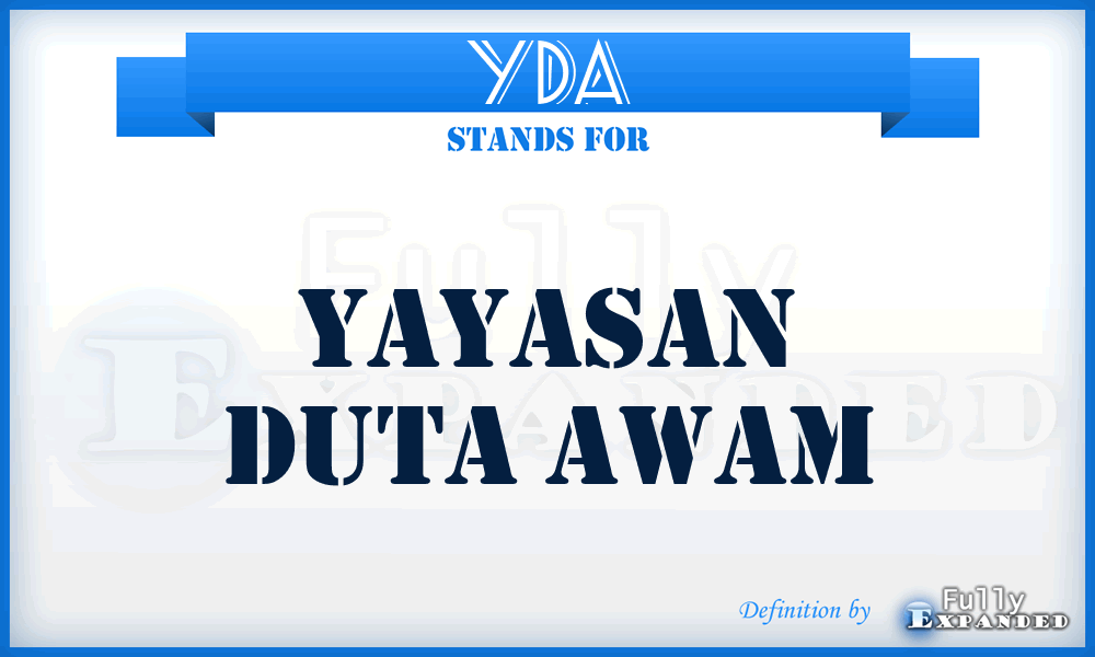 YDA - Yayasan Duta Awam