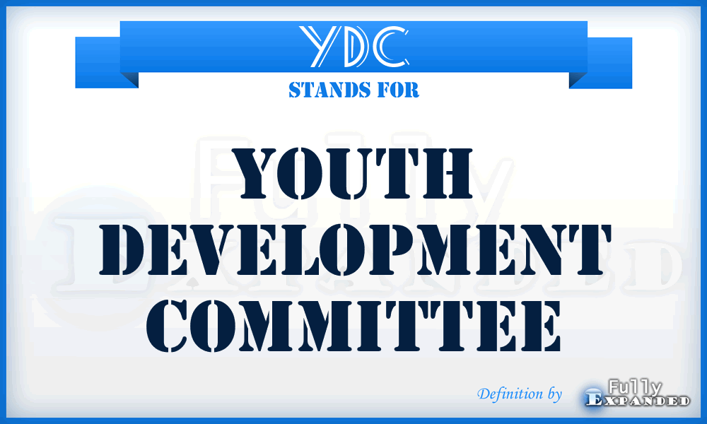 YDC - Youth Development Committee