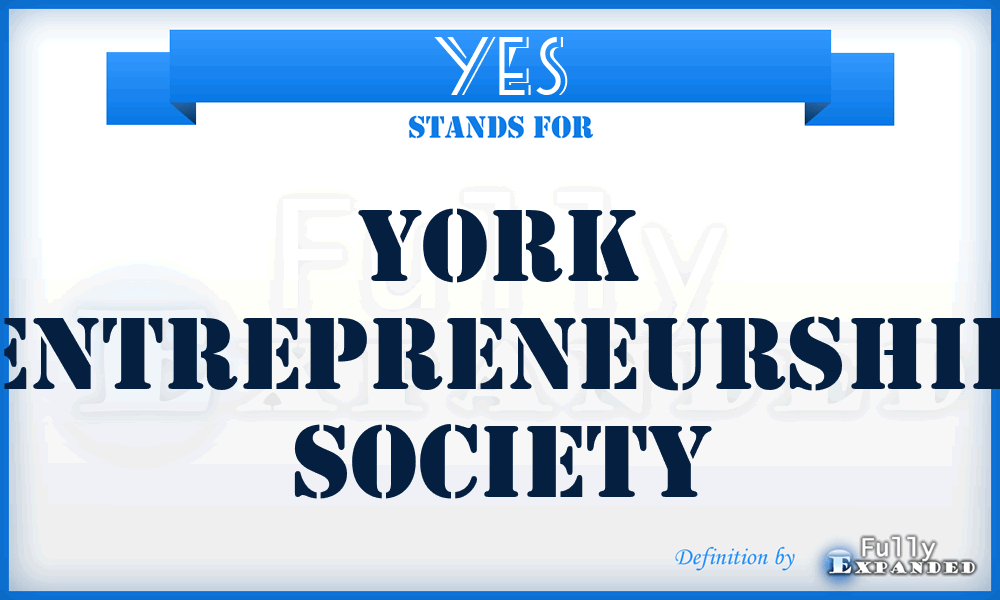 YES - York Entrepreneurship Society