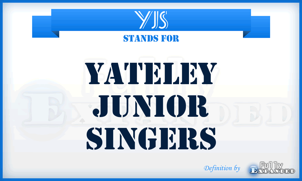 YJS - Yateley Junior Singers