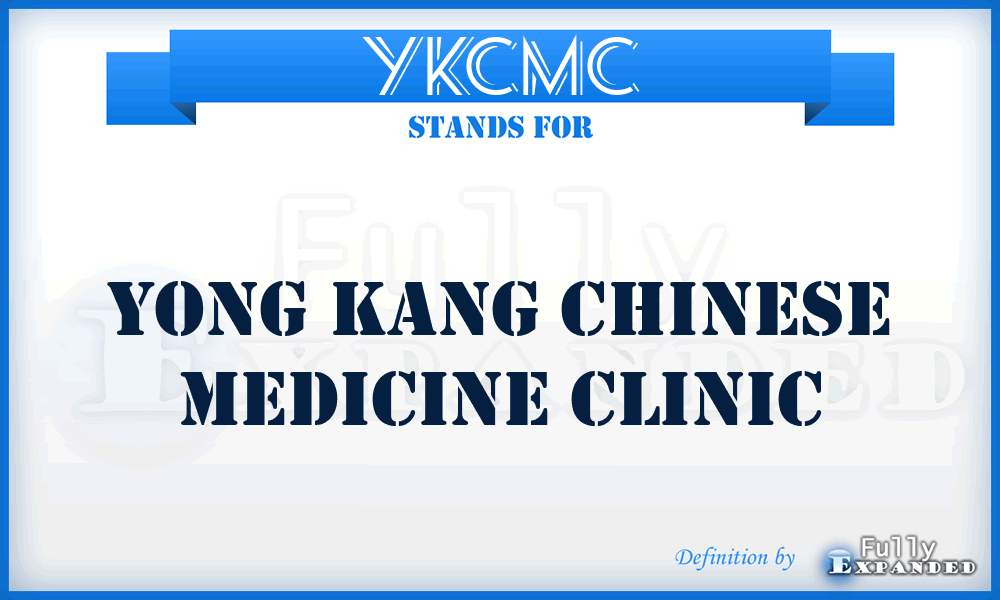 YKCMC - Yong Kang Chinese Medicine Clinic