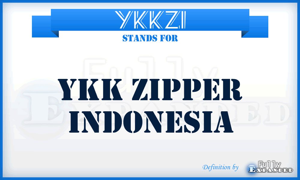 YKKZI - YKK Zipper Indonesia