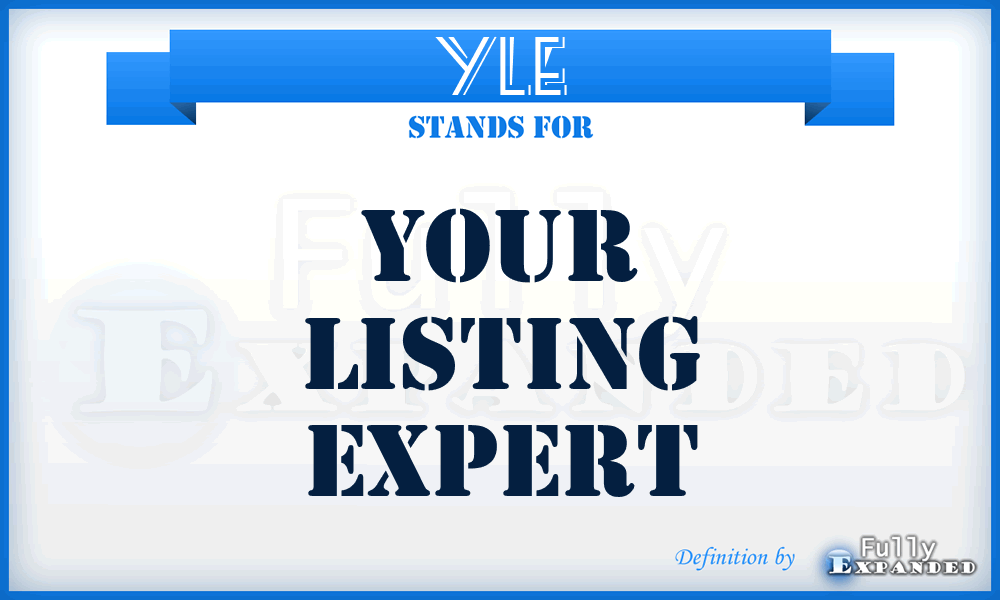 YLE - Your Listing Expert