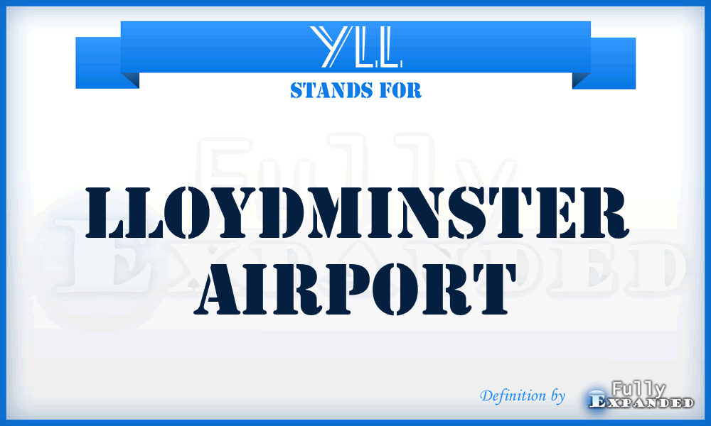 YLL - Lloydminster airport
