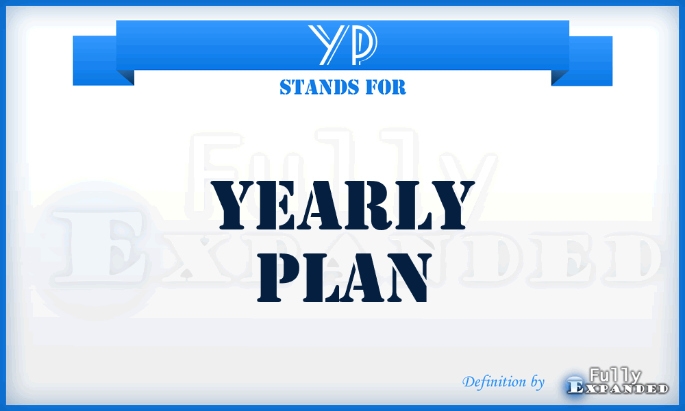 YP - Yearly Plan