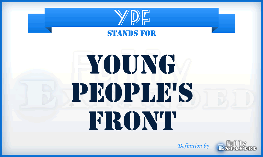 YPF - Young People's Front