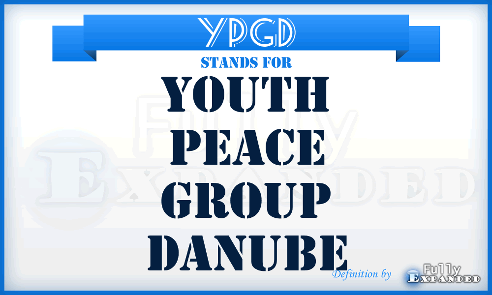 YPGD - Youth Peace Group Danube