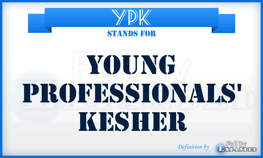 YPK - Young Professionals' Kesher