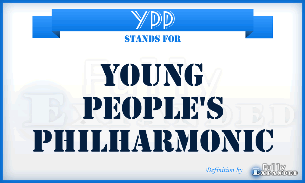 YPP - Young People's Philharmonic