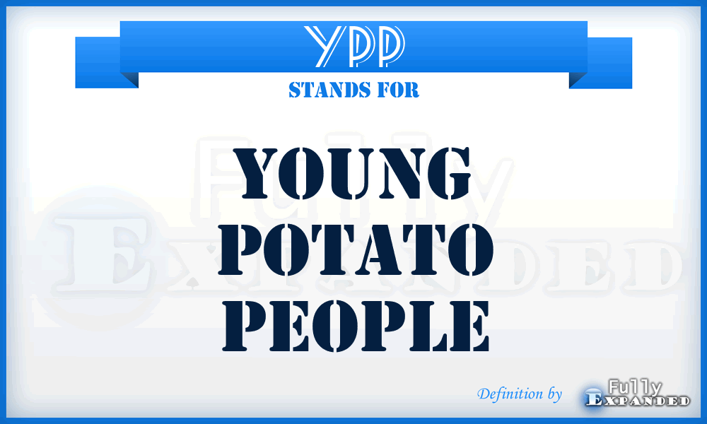 YPP - Young Potato People