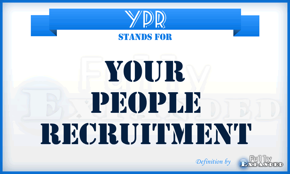 YPR - Your People Recruitment