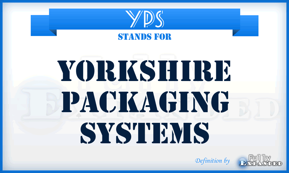 YPS - Yorkshire Packaging Systems
