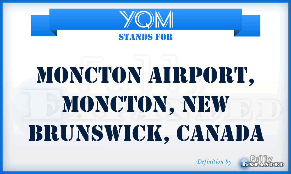 YQM - Moncton Airport, Moncton, New Brunswick, Canada