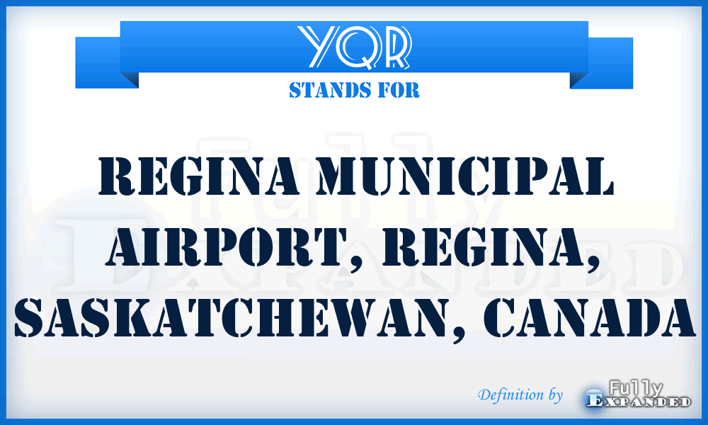 YQR - Regina Municipal Airport, Regina, Saskatchewan, Canada