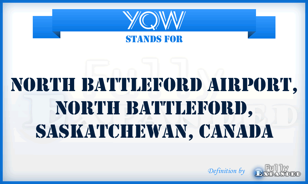 YQW - North Battleford Airport, North Battleford, Saskatchewan, Canada