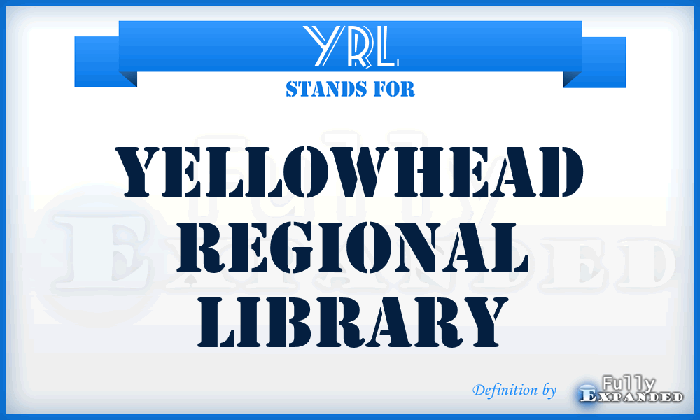 YRL - Yellowhead Regional Library