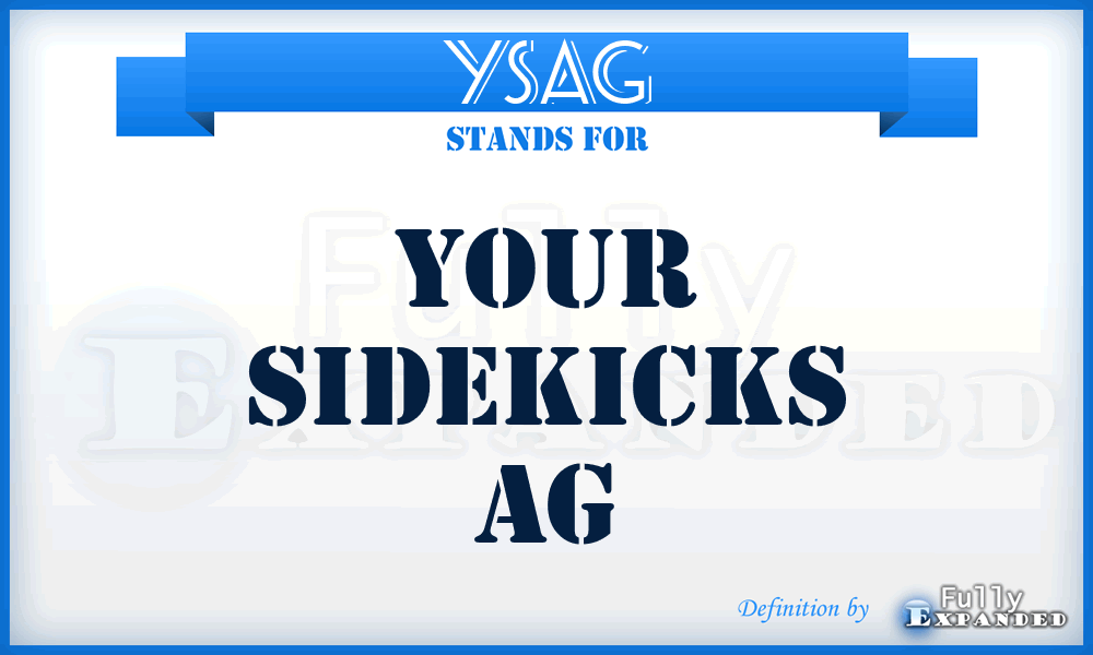 YSAG - Your Sidekicks AG