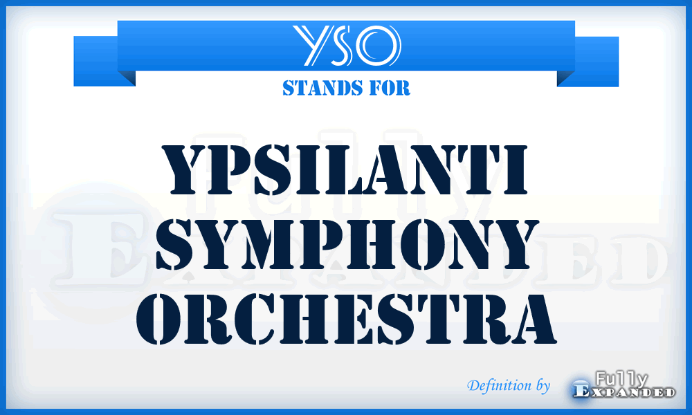 YSO - Ypsilanti Symphony Orchestra