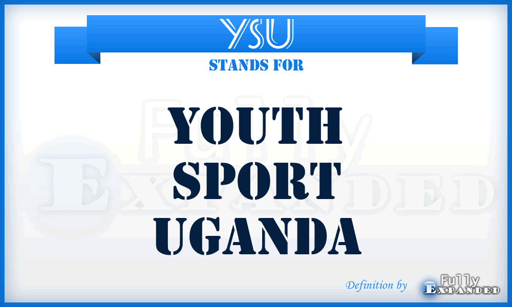 YSU - Youth Sport Uganda