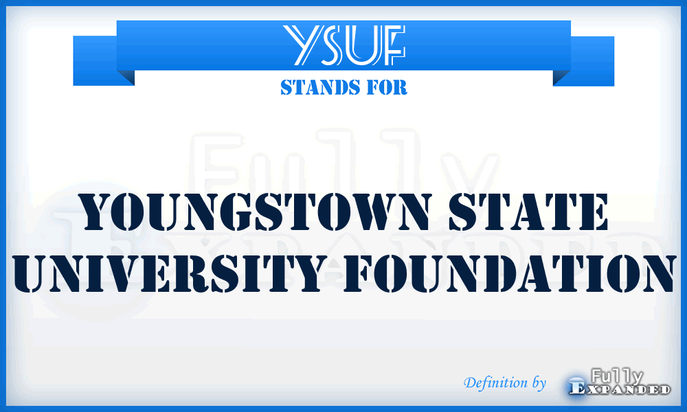 YSUF - Youngstown State University Foundation