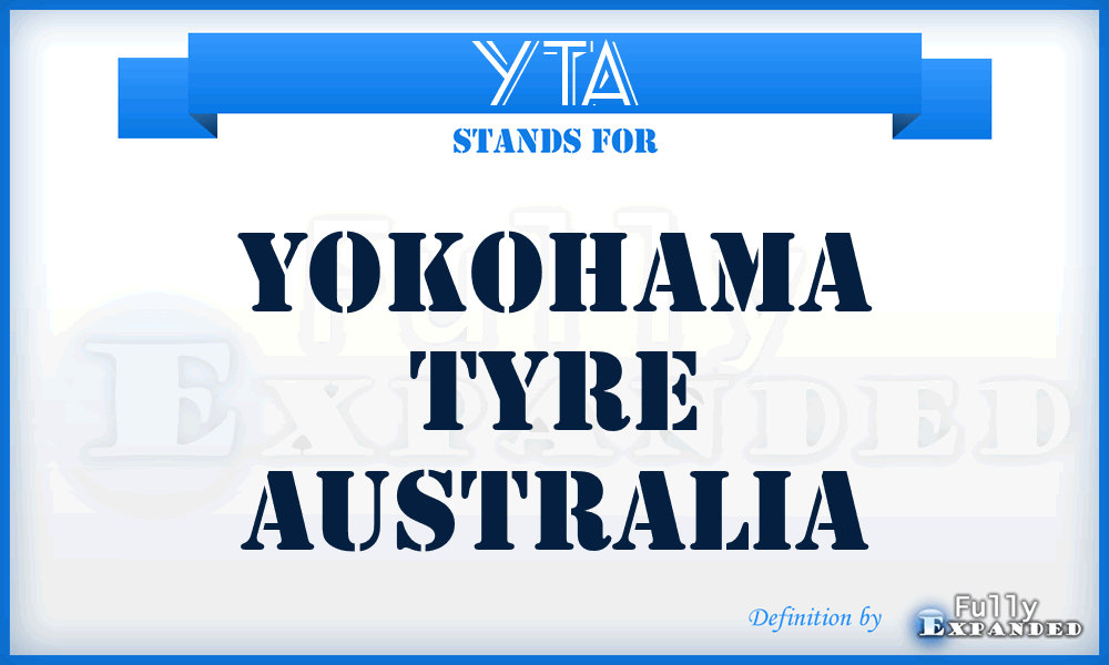 YTA - Yokohama Tyre Australia