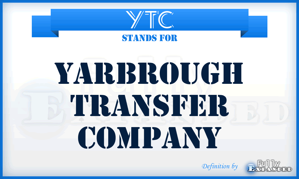 YTC - Yarbrough Transfer Company
