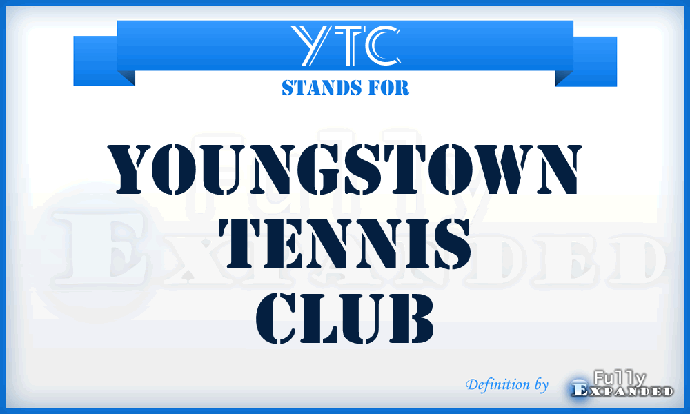YTC - Youngstown Tennis Club