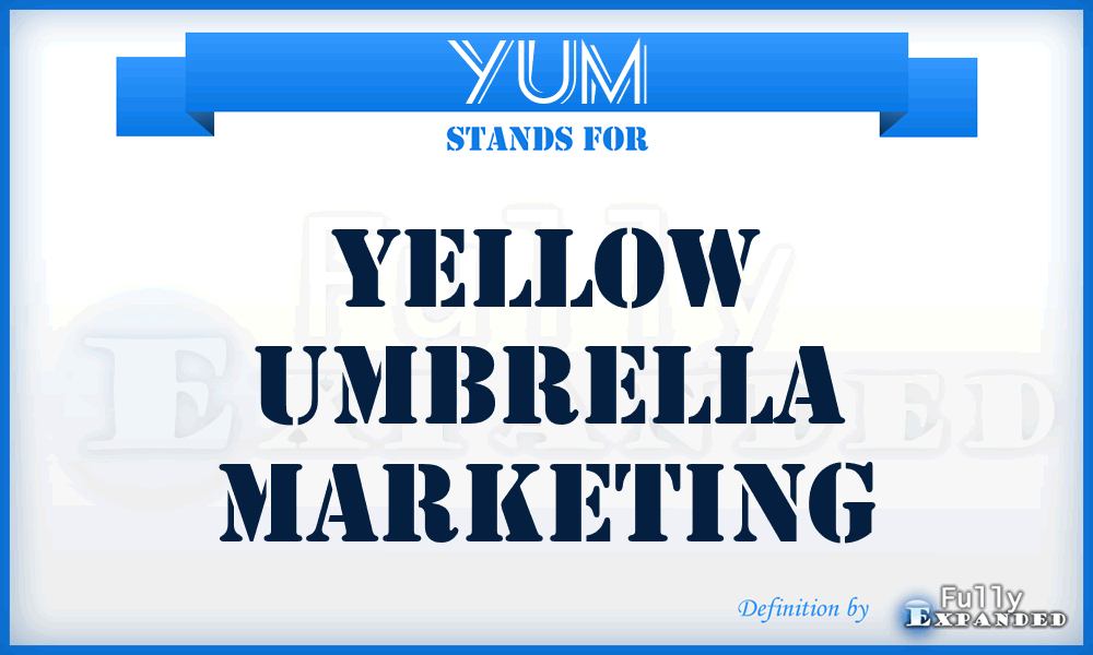 YUM - Yellow Umbrella Marketing