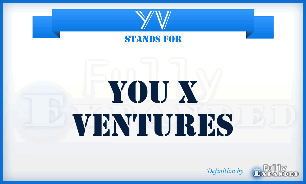 YV - You x Ventures