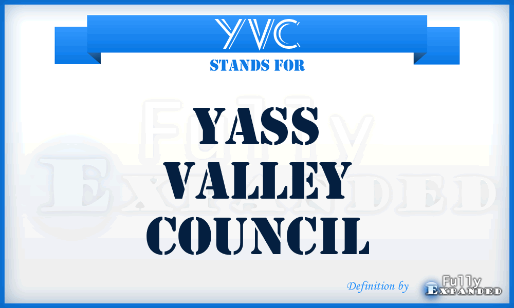 YVC - Yass Valley Council