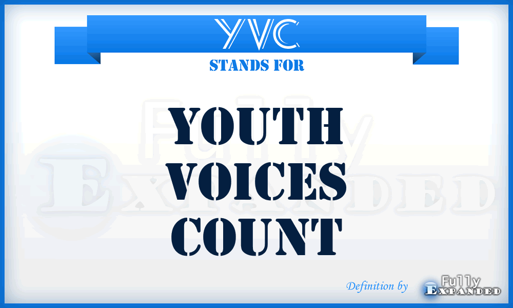 YVC - Youth Voices Count