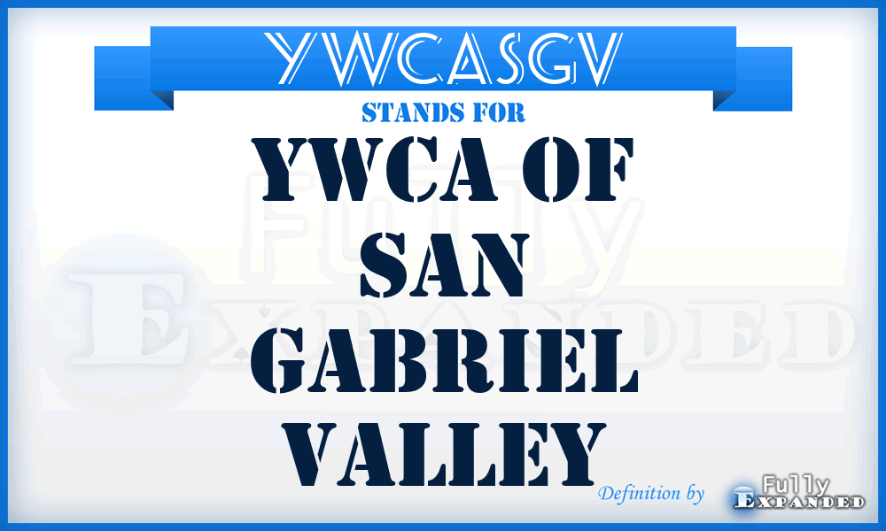 YWCASGV - YWCA of San Gabriel Valley