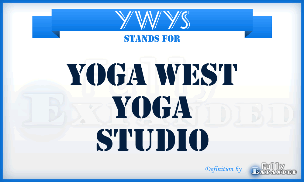 YWYS - Yoga West Yoga Studio
