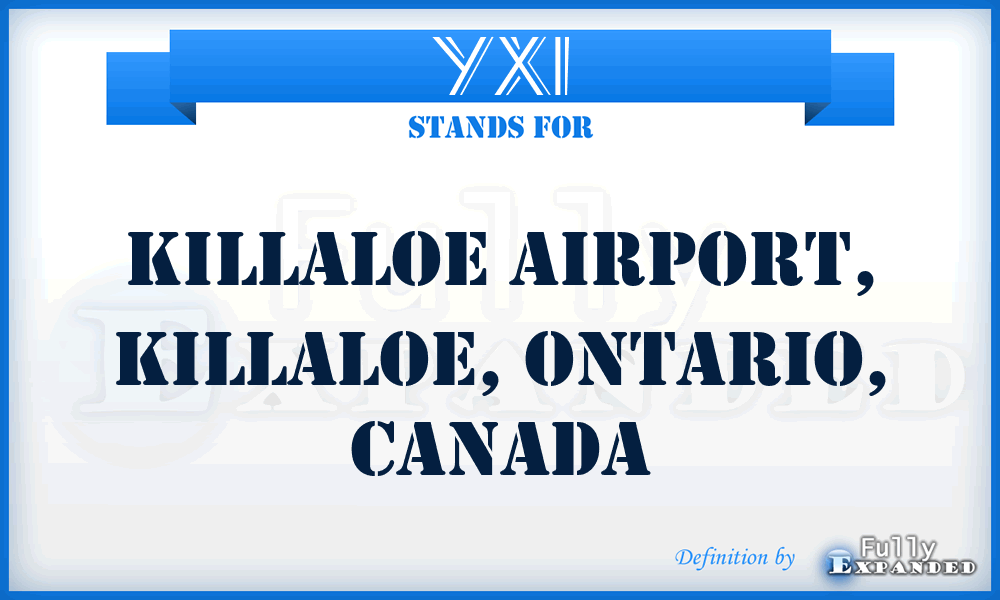 YXI - Killaloe Airport, Killaloe, Ontario, Canada