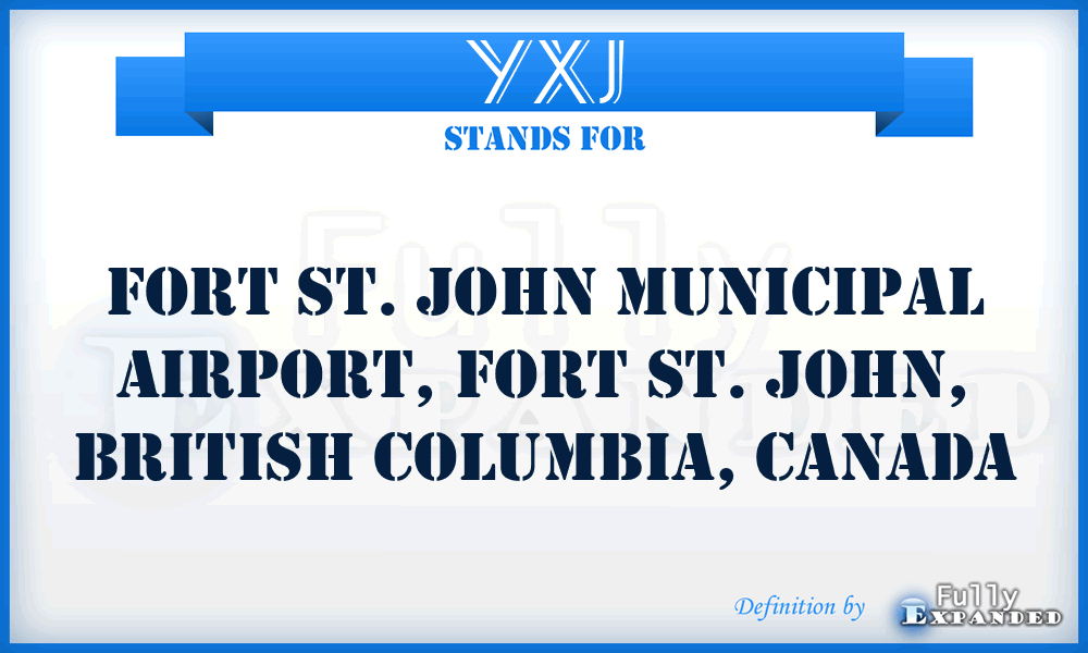 YXJ - Fort St. John Municipal Airport, Fort St. John, British Columbia, Canada