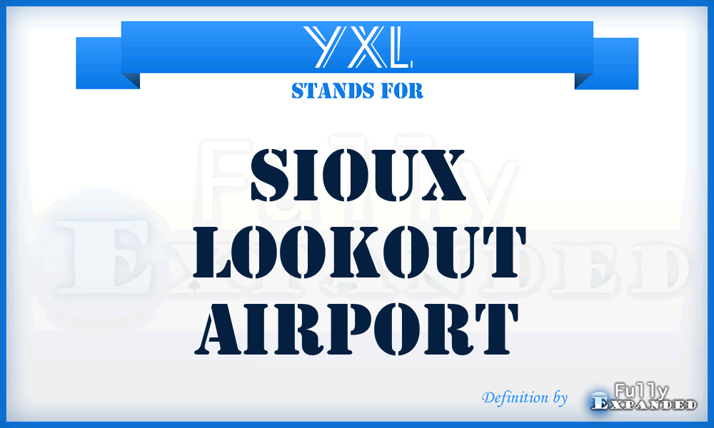 YXL - Sioux Lookout airport