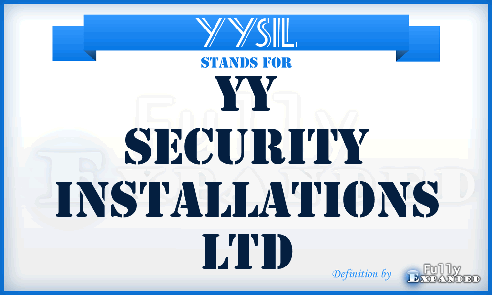 YYSIL - YY Security Installations Ltd