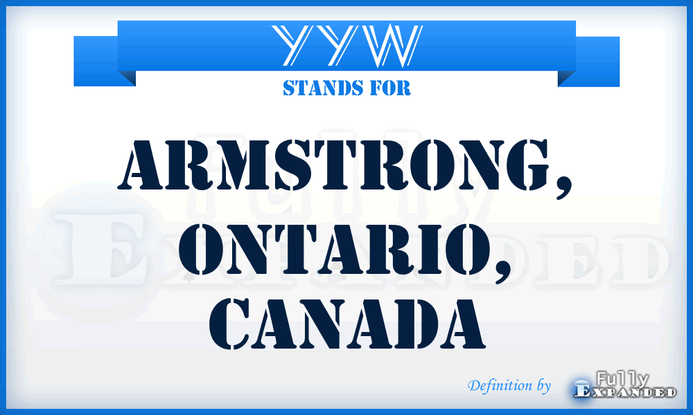 YYW - Armstrong, Ontario, Canada