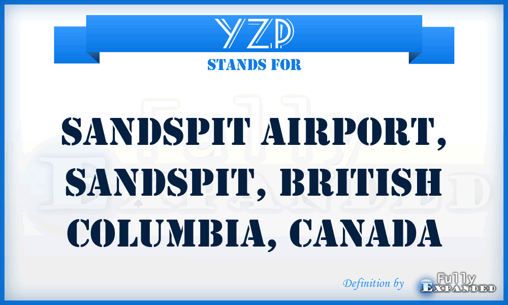 YZP - Sandspit Airport, Sandspit, British Columbia, Canada