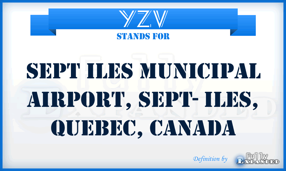 YZV - Sept Iles Municipal Airport, Sept- Iles, Quebec, Canada