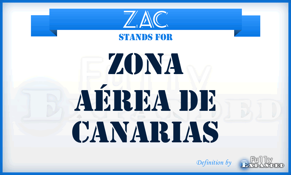 ZAC - Zona Aérea de Canarias