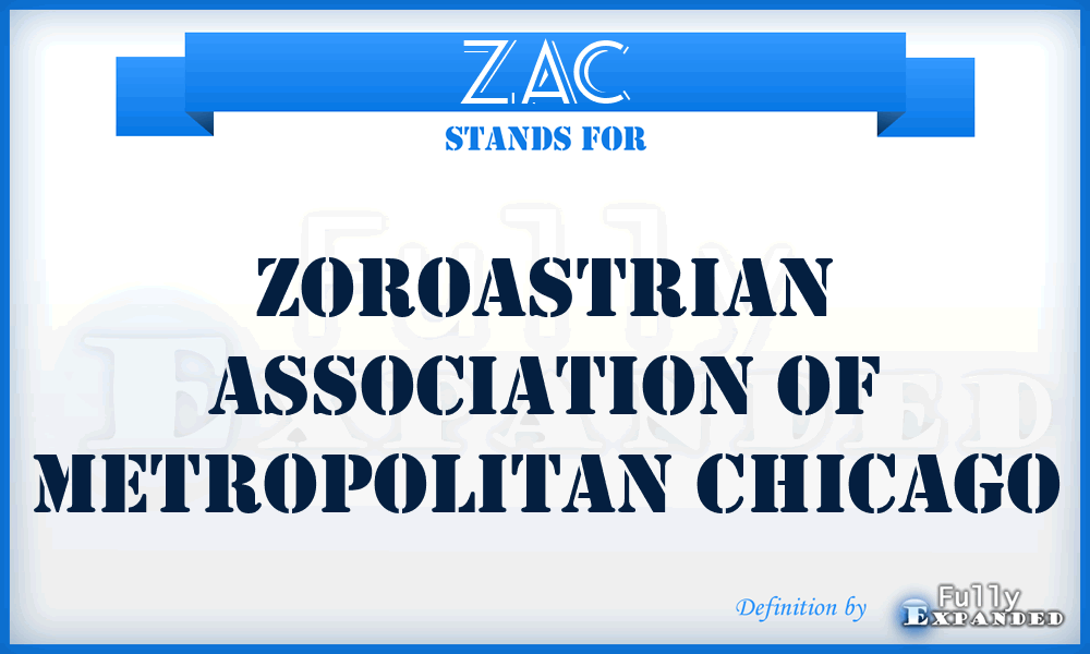 ZAC - Zoroastrian Association of Metropolitan Chicago