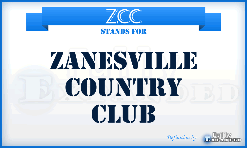 ZCC - Zanesville Country Club