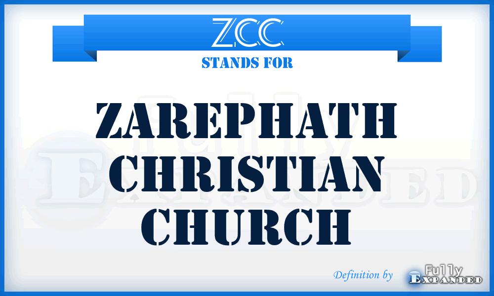 ZCC - Zarephath Christian Church