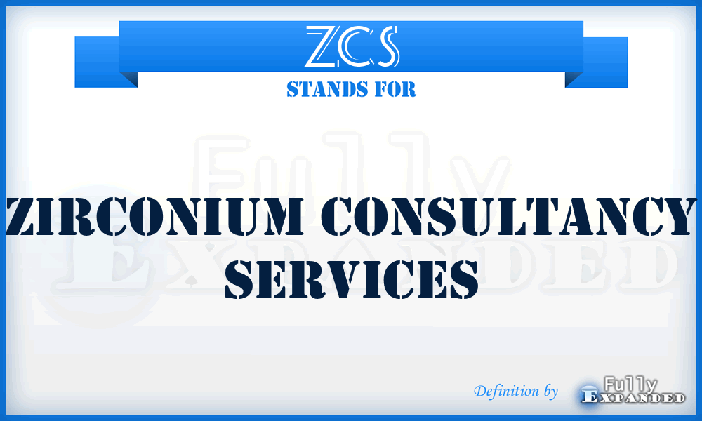 ZCS - Zirconium Consultancy Services